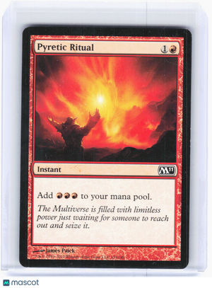 2010 Magic: The Gathering—Pyretic Ritual #153 Magic 2011—C Non-Foil (MP)