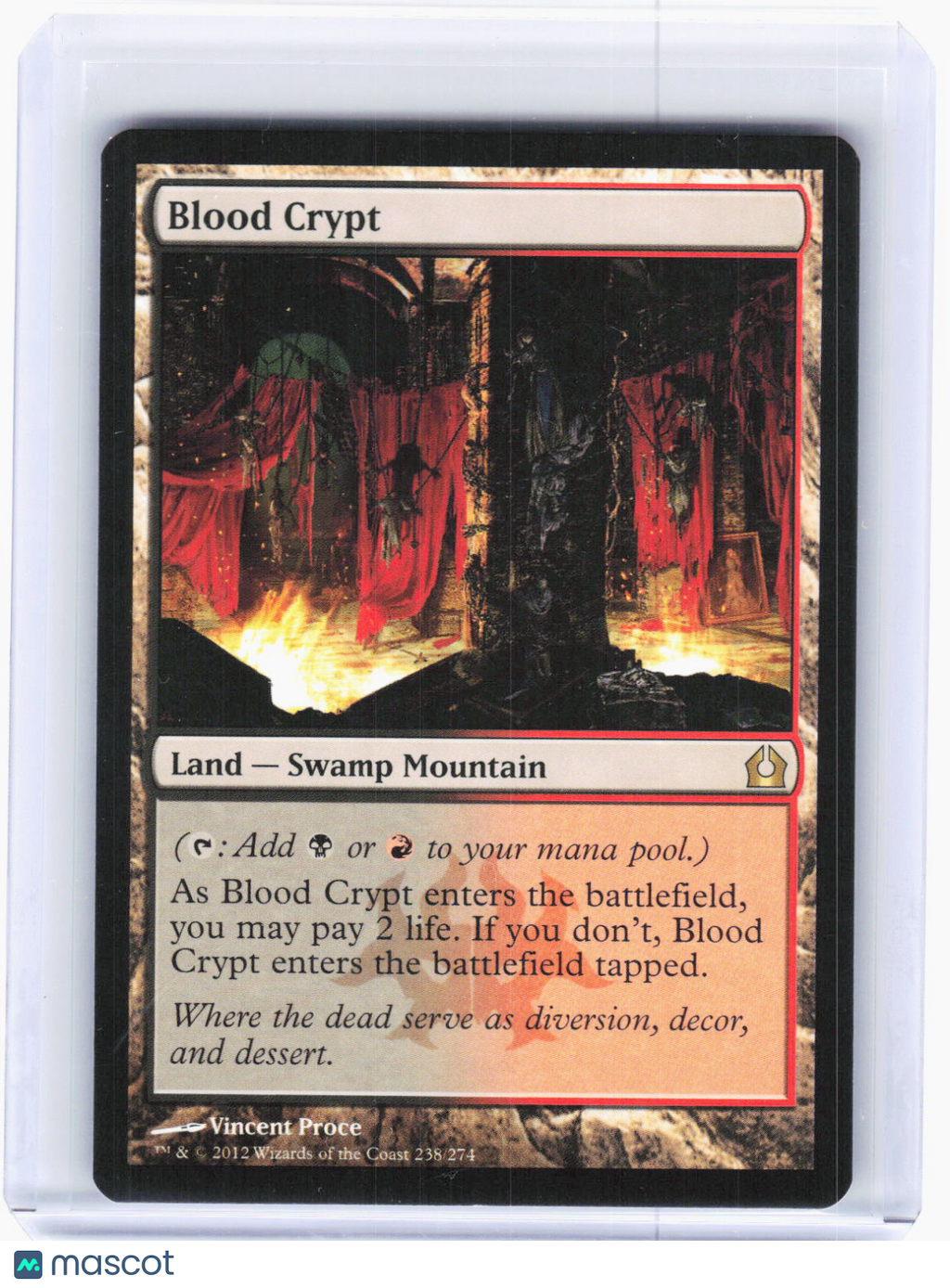 2012 Magic: The Gathering—Blood Crypt #238 Return to Ravnica—Rare Non-Foil