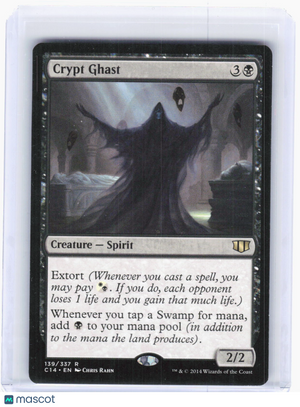 Magic: The Gathering—Crypt Ghast #139 Commander 2014—Rare Non-foil