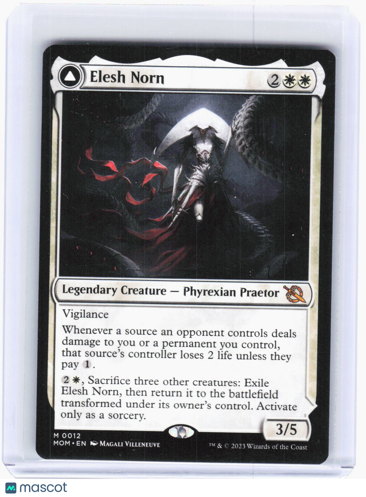 2023 Magic: The Gathering—Elesh Norn #0012 March of the Machine—Mythic Non-Foil