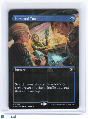 Magic: The Gathering—Personal Tutor (Borderless) #0633 (CMM)—R Foil