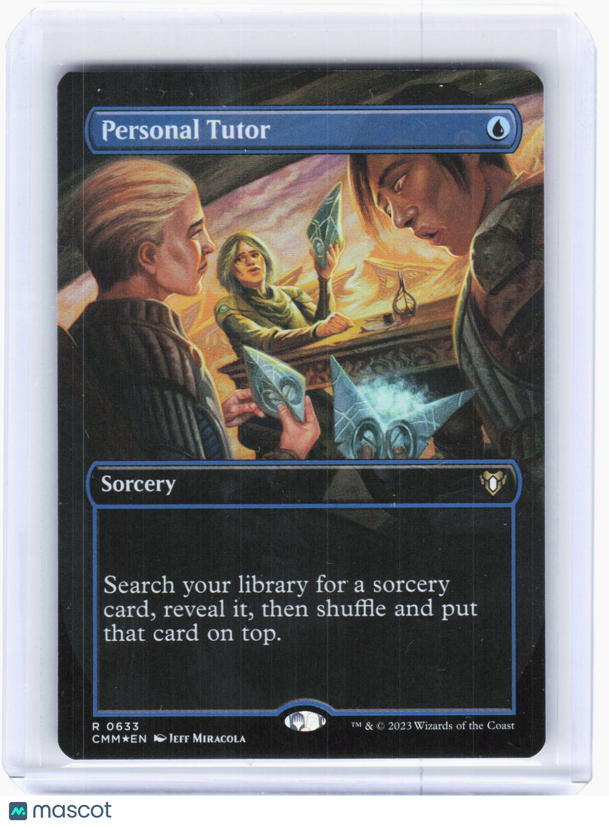 Magic: The Gathering—Personal Tutor (Borderless) #0633 (CMM)—R Foil