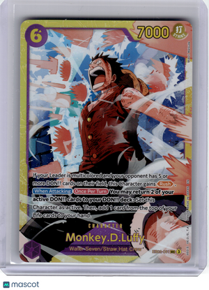 2024 One Piece CCG—Monkey.D.Luffy #061 EB-02—SEC Foil