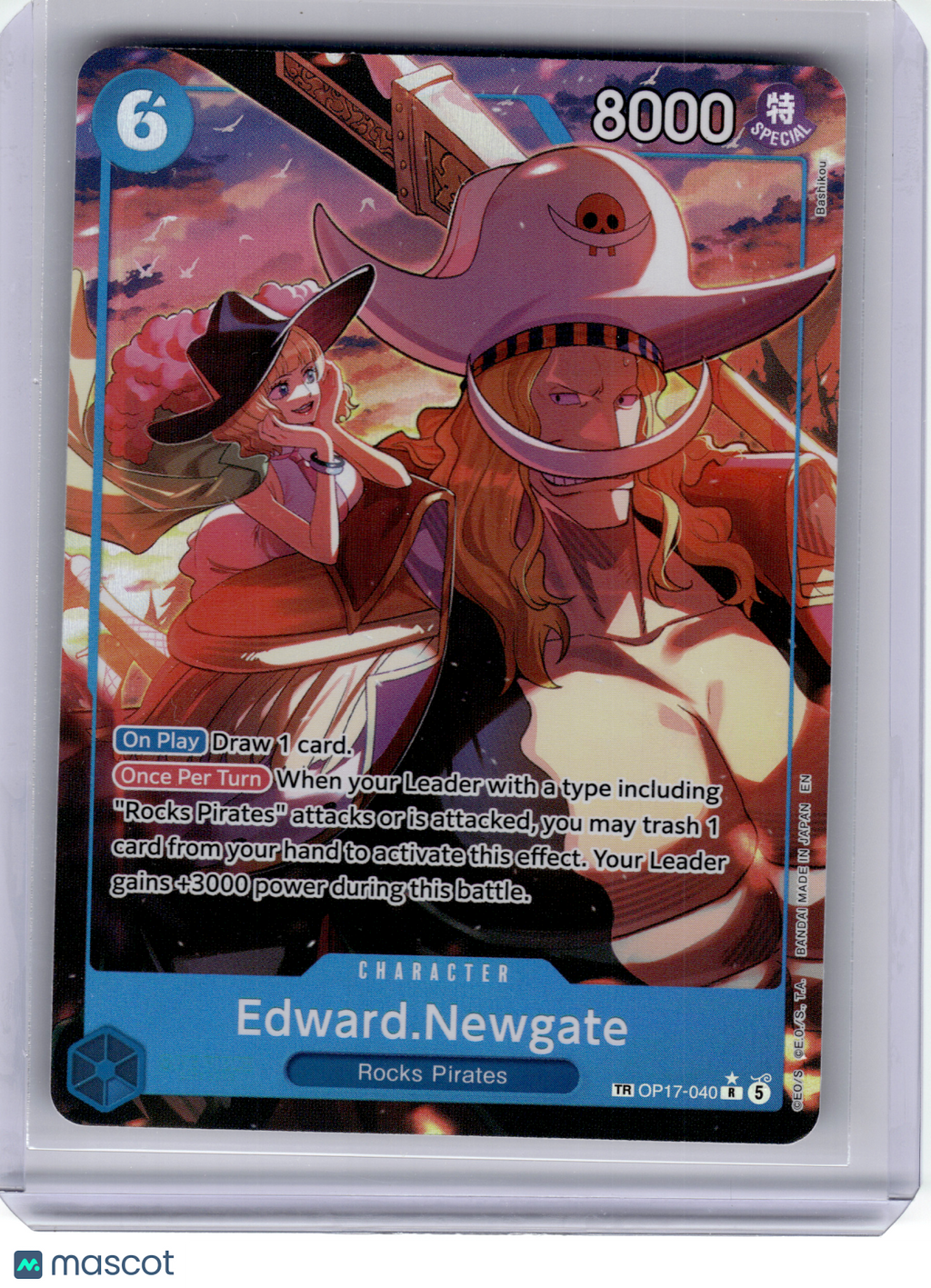 2024 One Piece Card Game—Edward.Newgate #040 OP-17— Treasure Rare