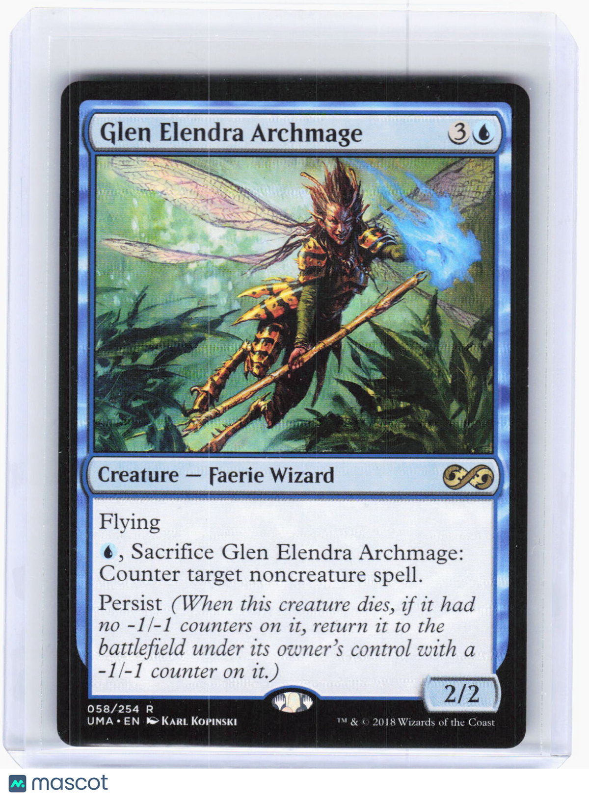 2018 Magic: The Gathering—Glen Elendra Archmage #058 (UMA) R Non-Foil (LP)
