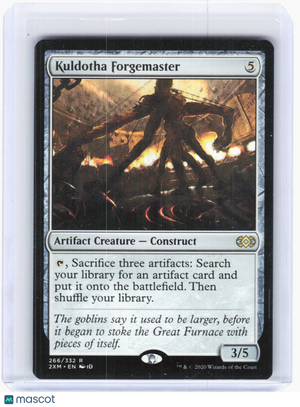 2020 Magic: The Gathering—Kuldotha Forgemaster #266 Double Masters—Rare Non-Foil