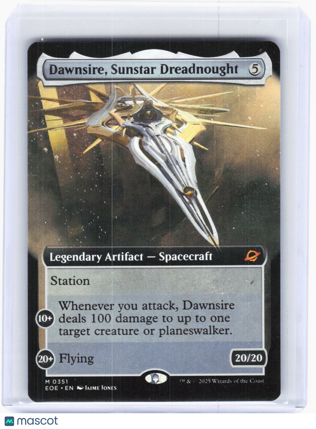 2025 Magic: The Gathering—Dawnsire, Sunstar Dreadnought #0351 (EOE)—M Non-Foil