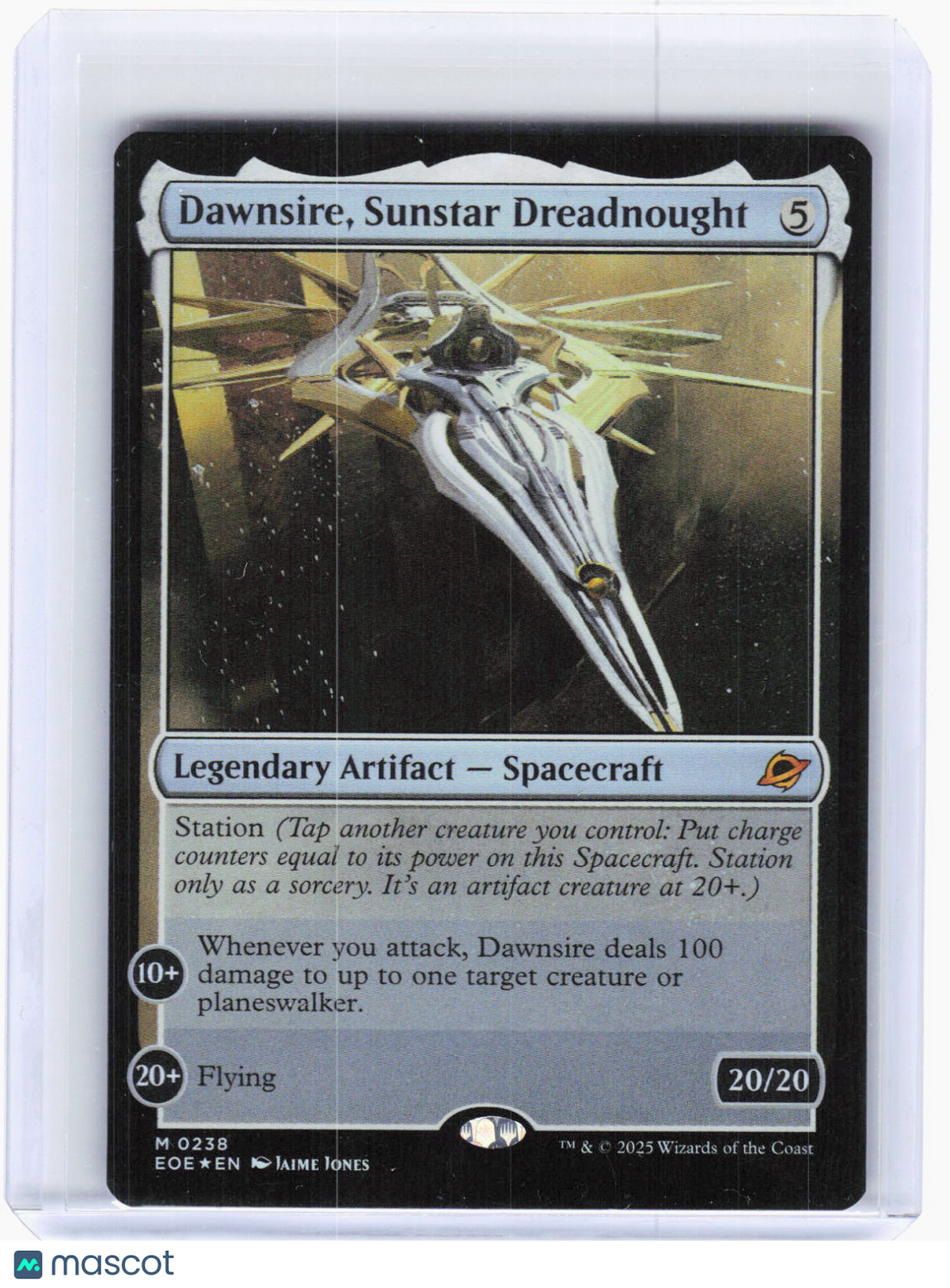 2025 Magic: The Gathering—Dawnsire, Sunstar Dreadnought #0238(EOE) —M Foil