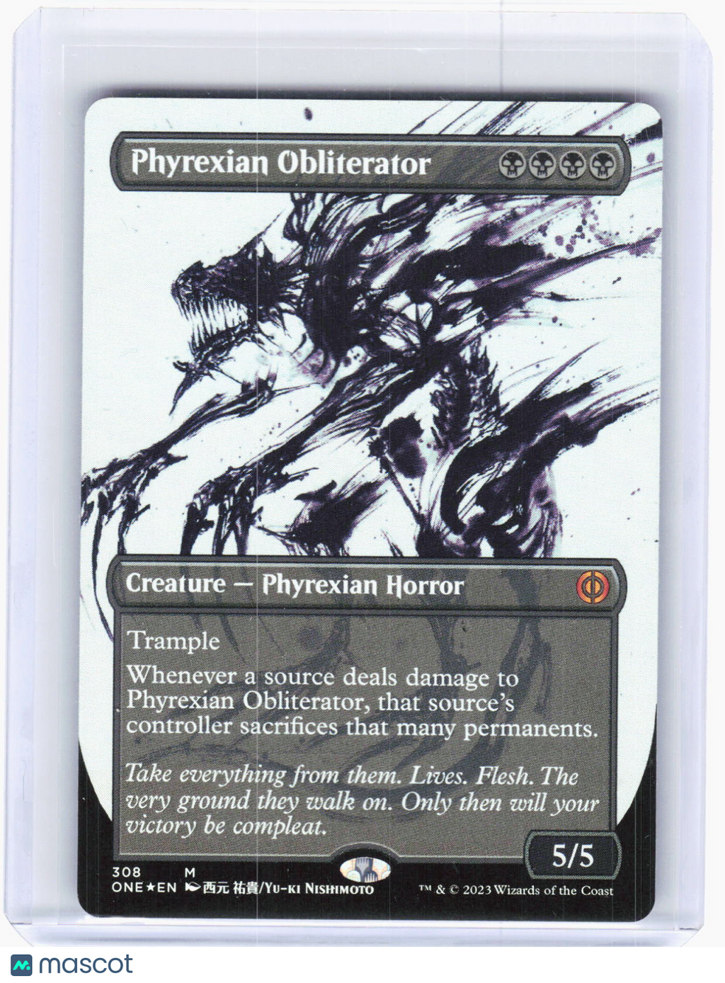 2023 Magic: The Gathering—Phyrexian Obliterator (Showcase) #308 (ONE) —M Foil