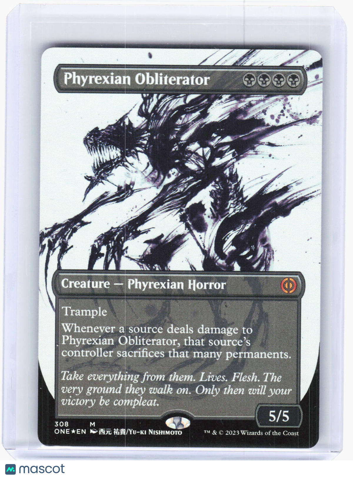 2023 Magic: The Gathering—Phyrexian Obliterator (Showcase) #308 (ONE) —M Foil
