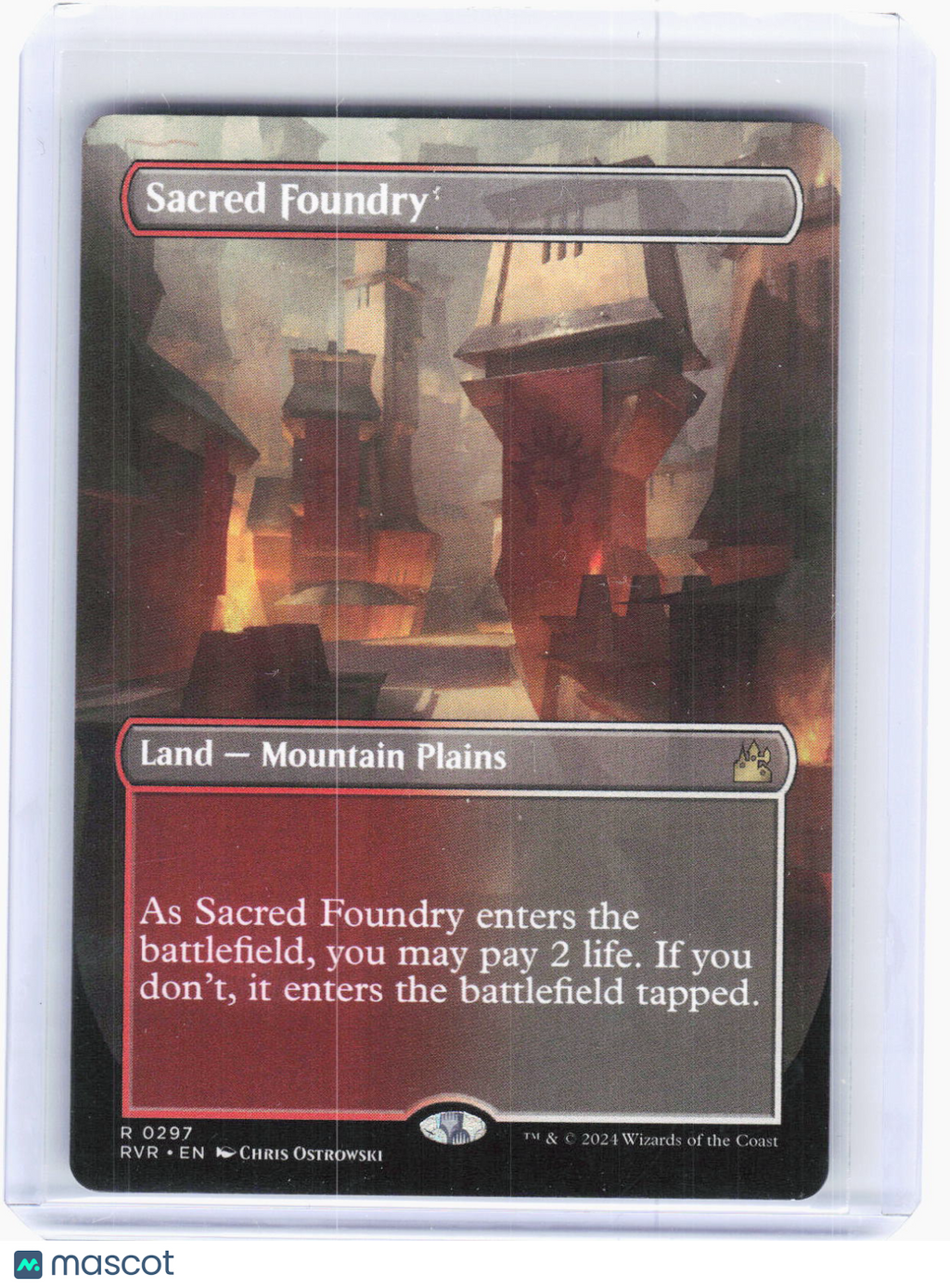 2024 Magic: The Gathering—Sacred Foundry #0297 Ravnica Remastered—R Non-Foil