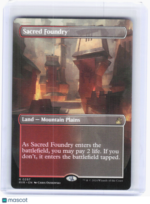 2024 Magic: The Gathering—Sacred Foundry #0297 Ravnica Remastered—R Non-Foil