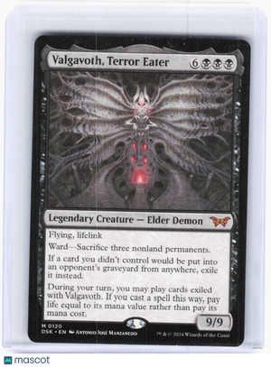 2024 Magic: The Gathering—Valgavoth, Terror Eater #0120 (DSK)—M Non-Foil