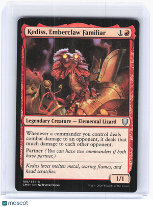 2020 Magic: The Gathering—Kediss, Emberclaw Familiar #188 (CMR)—UC Non-Foil (LP)