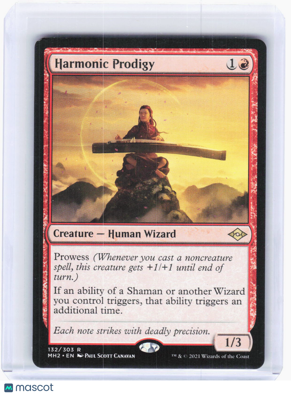 2021 Magic: The Gathering—Harmonic Prodigy #132 Modern Horizons 2—Rare Non-Foil