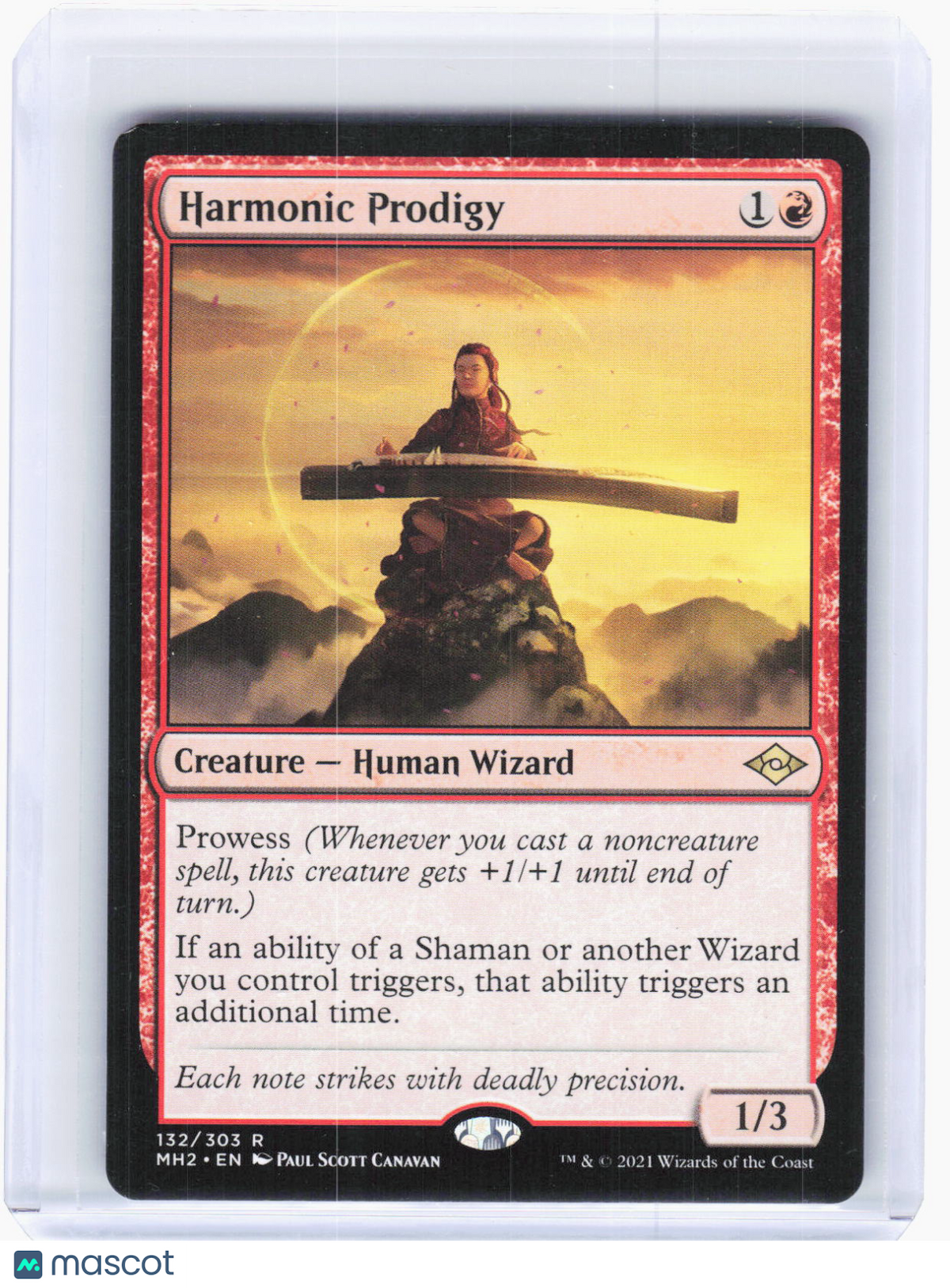 2021 Magic: The Gathering—Harmonic Prodigy #132 Modern Horizons 2—Rare Non-Foil
