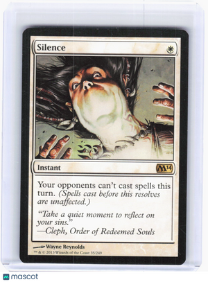2013 Magic: The Gathering—Silence #35 Magic 2014—Rare Non-Foil