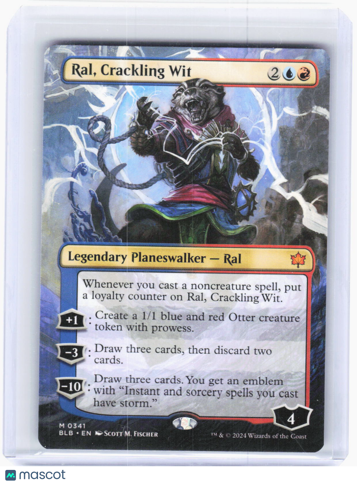2024 Magic: The Gathering—Ral, Crackling Wit #0341 Bloomburrow—M Non-Foil