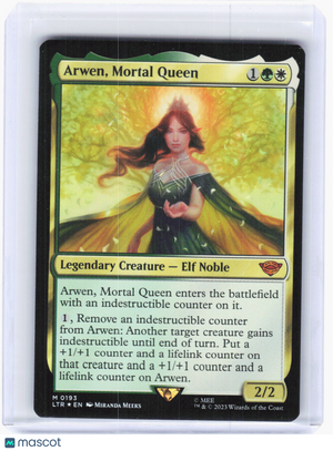 2023 Magic: The Gathering—Arwen, Mortal Queen #0193 (LTR)—M Foil