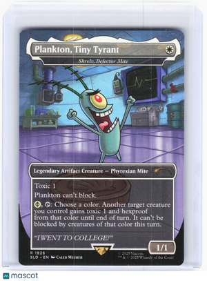 2025 Magic: The Gathering—Plankton, Tiny Tyrant #1926 (SLD)—R Non-Foil