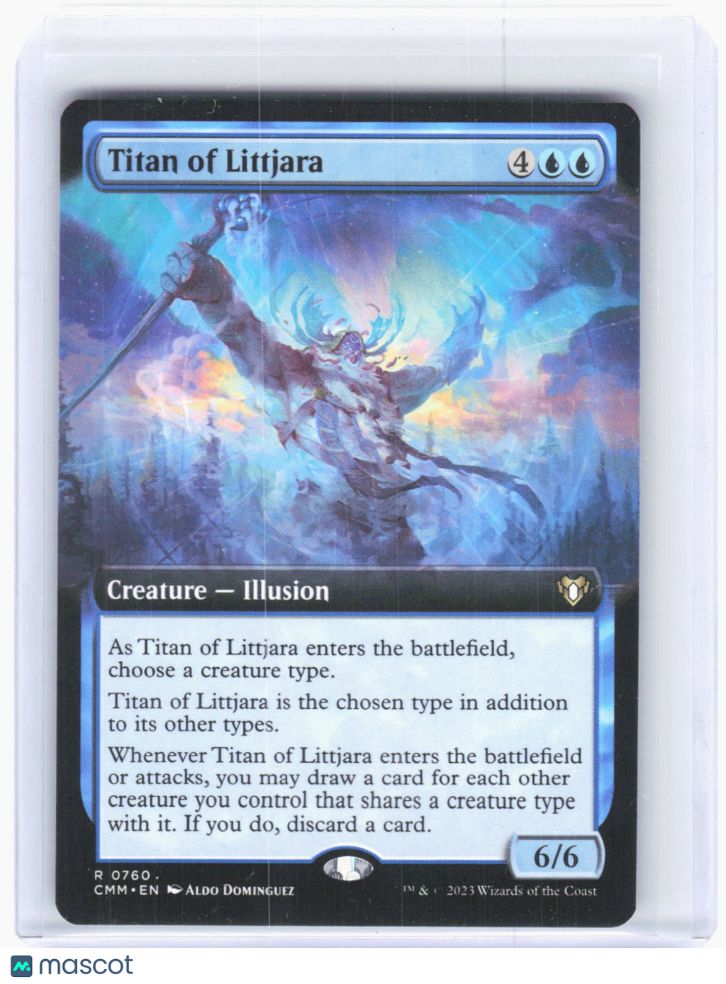2023 Magic: The Gathering—Titan of Littjara #0760 Commander Masters—R Non-Foil
