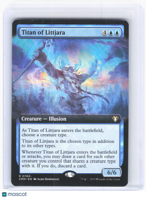 2023 Magic: The Gathering—Titan of Littjara #0760 Commander Masters—R Non-Foil