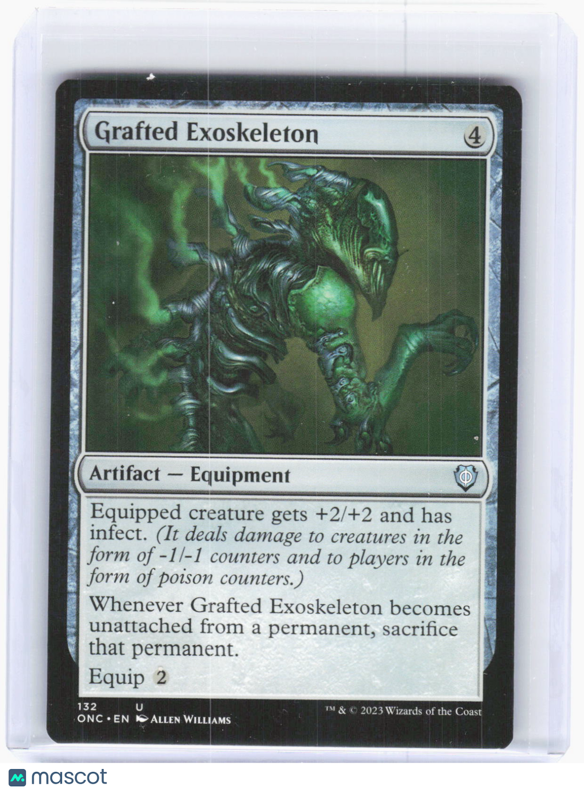 2023 Magic: The Gathering—Grafted Exoskeleton #132 (ONC)—UC Non-Foil