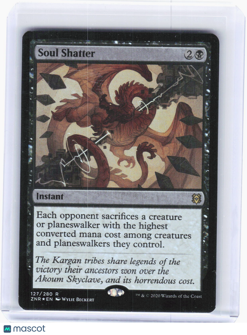 2020 Magic: The Gathering—Soul Shatter #127 Zendikar Rising—Rare Foil