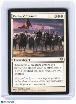 2012 Magic: The Gathering—Cathars' Crusade #10 Avacyn Restored—Rare Non-Foil
