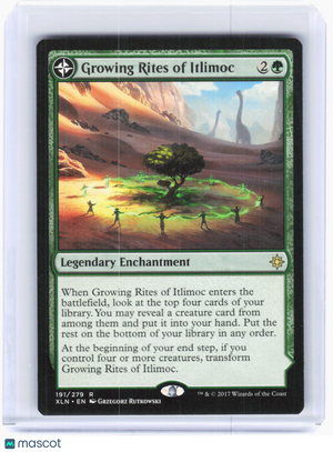 2017 Magic: The Gathering—Growing Rites of Itlimoc #191 Ixalan—Rare Non-Foil
