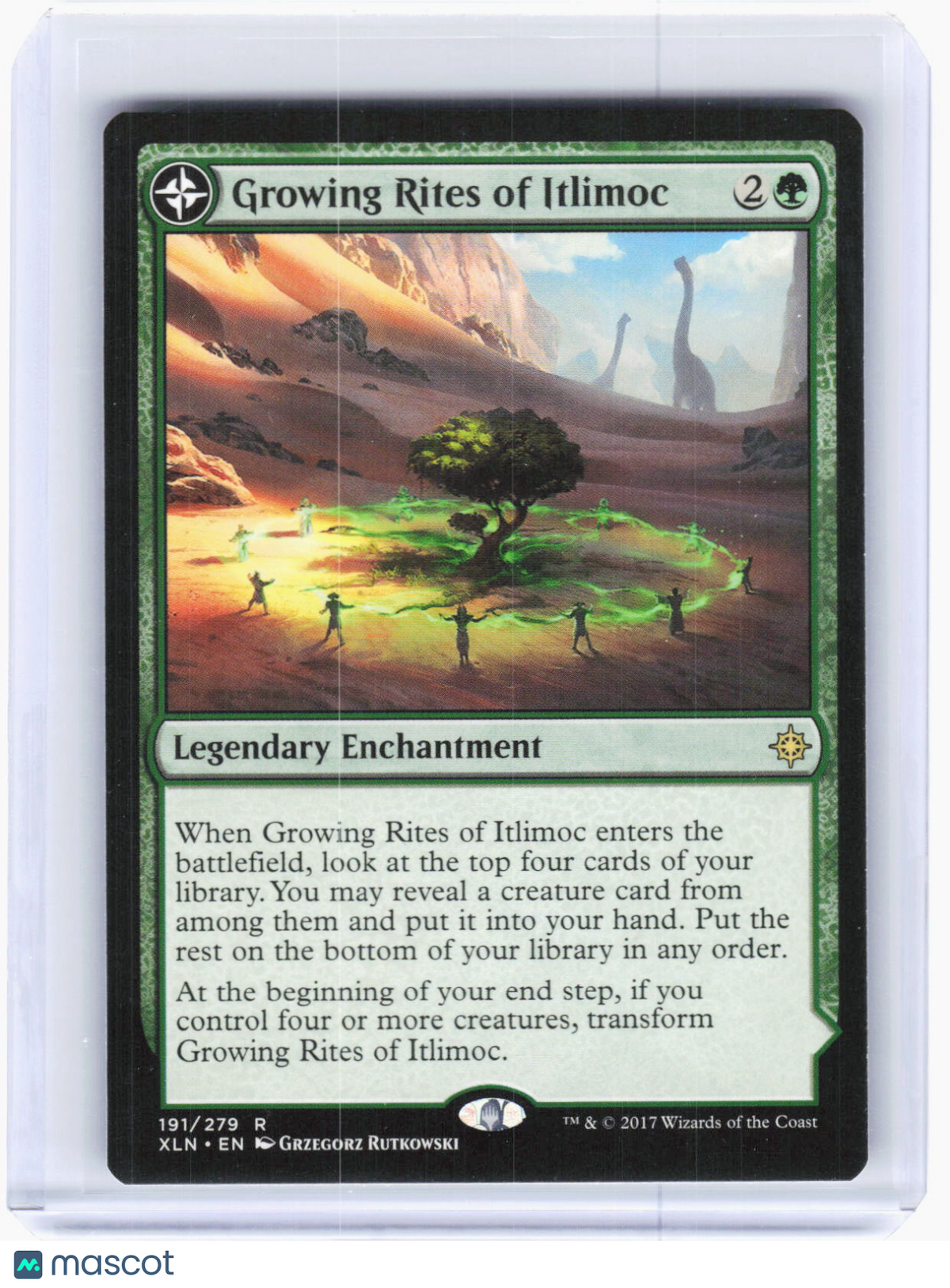 2017 Magic: The Gathering—Growing Rites of Itlimoc #191 Ixalan—Rare Non-Foil