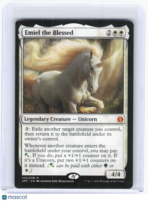 2020 Magic: The Gathering—Emiel the Blessed #003 Jumpstart—Mythic Non-Foil