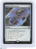2020 Magic: The Gathering—Staff of Domination #343 Commander Legends—R Non-Foil