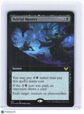 2021 Magic: The Gathering—Baleful Mastery #301 Strixhaven: School of Mages Rare