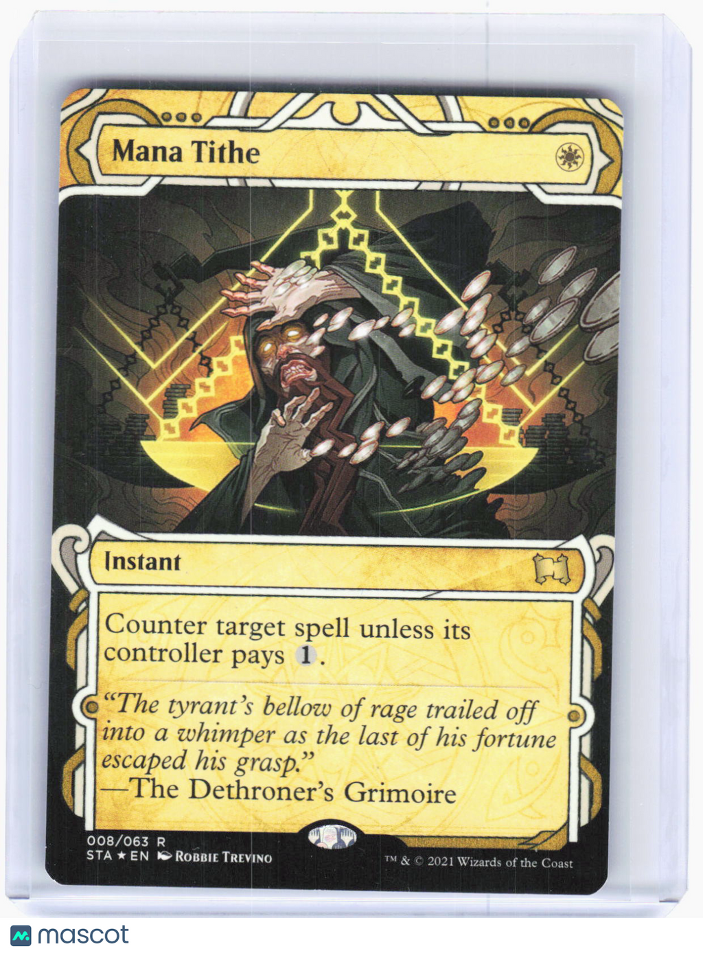 2021 Magic: The Gathering—Mana Tithe (Foil Etched) #008 (STA) — R Foil