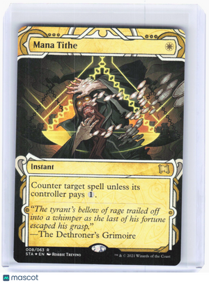 2021 Magic: The Gathering—Mana Tithe (Foil Etched) #008 (STA) — R Foil