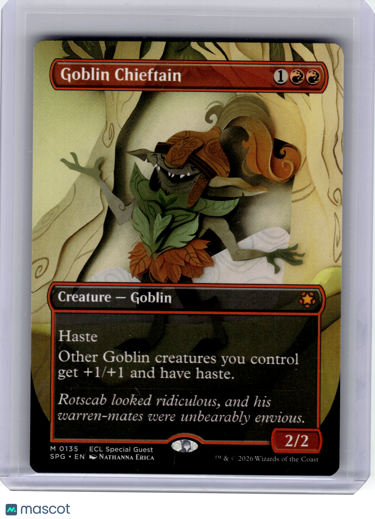 2026 Magic: TG—Goblin Chieftain #135 Special Guest—Mythic Nonfoil (Borderless)