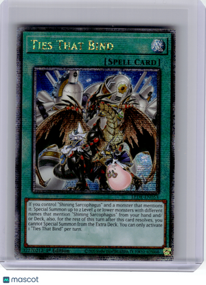 2024 YuGiOh!—Ties That Bind #LEDE-EN053—Quarter Century Secret Rare (1st ED)
