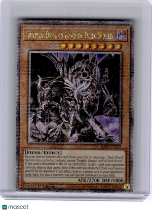 2025 YuGiOh!—Grapha, Dragon Lord of Dark World #RA04-EN159—QSrR Foil (1st ED)