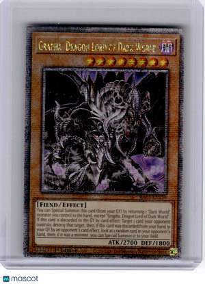 2025 YuGiOh!—Grapha, Dragon Lord of Dark World #RA04-EN159—QSrR Foil (1st ED)