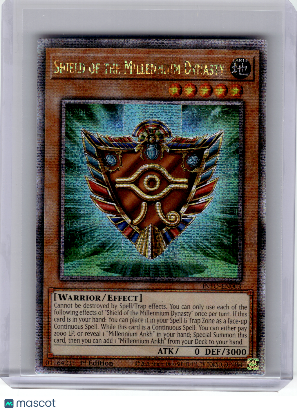 2024 YuGiOh!—Shield of the Millennium Dynasty #INFO-EN003—QSrR Foil (1st ED)