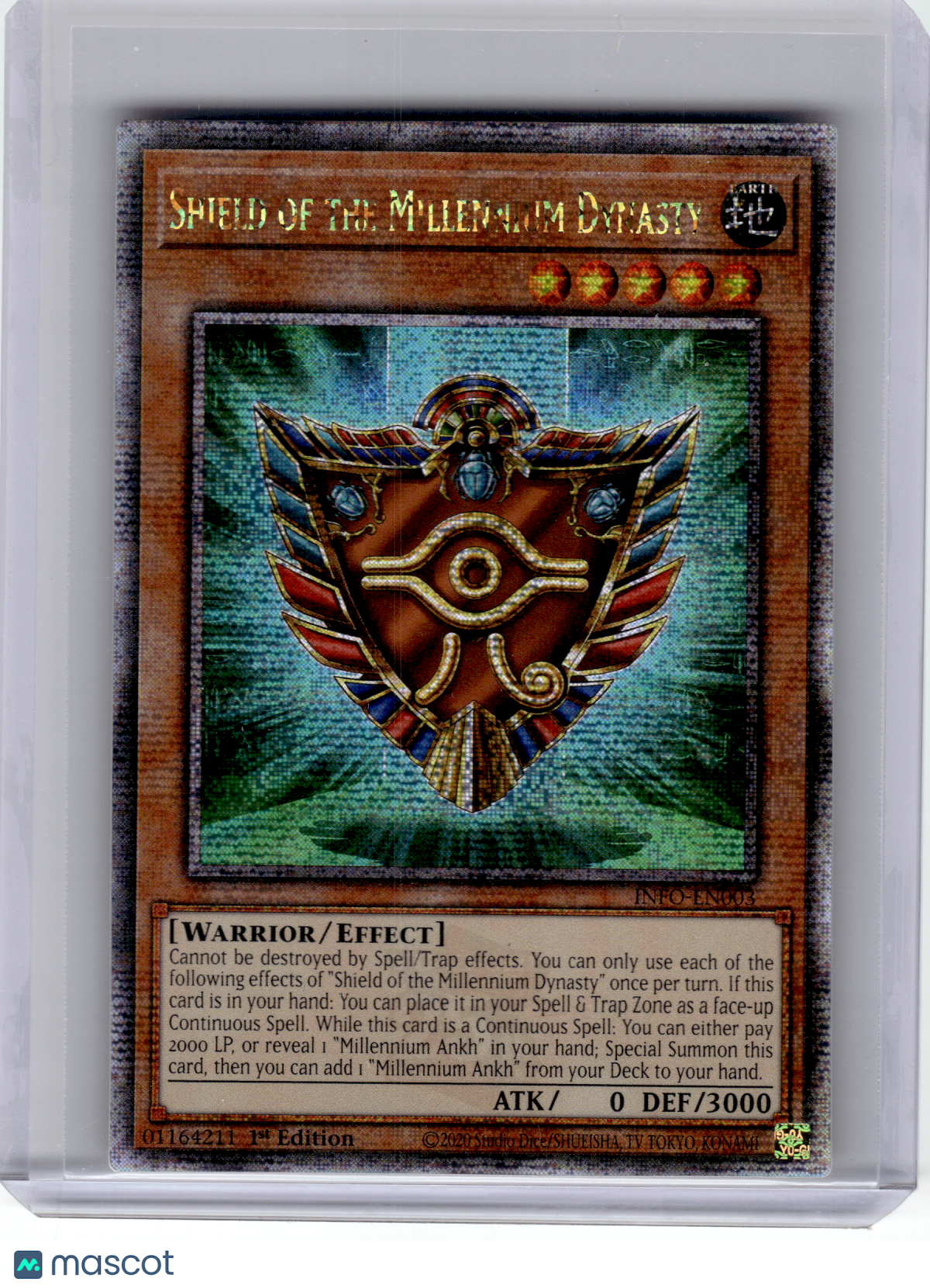 2024 YuGiOh!—Shield of the Millennium Dynasty #INFO-EN003—QSrR Foil (1st ED)