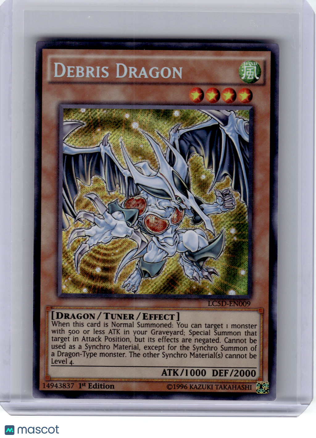 2014 YuGiOh!—Debris Dragon #LC5D-EN009 Legendary Collection 5D's—SR (1st ED)