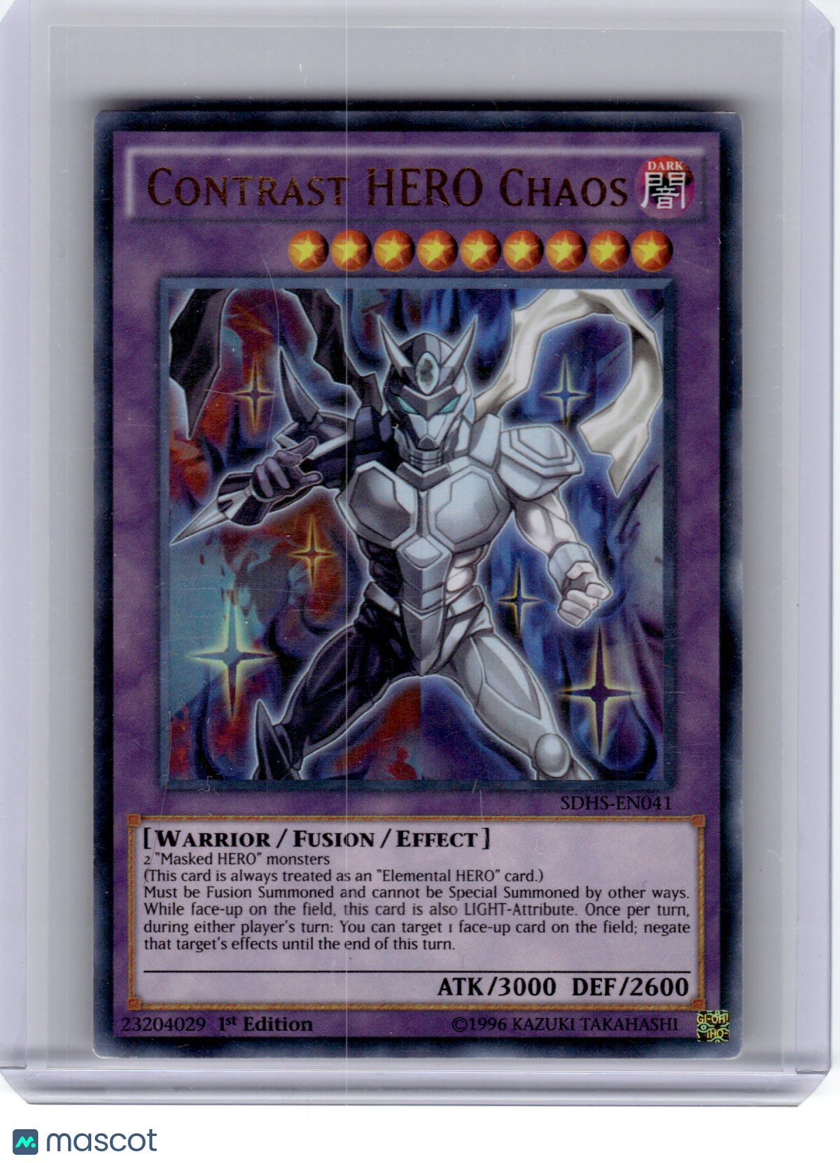 2015 YuGiOh!—Contrast HERO Chaos #SDHS-EN041—Ultra Rare Foil [MP] (1st ED)