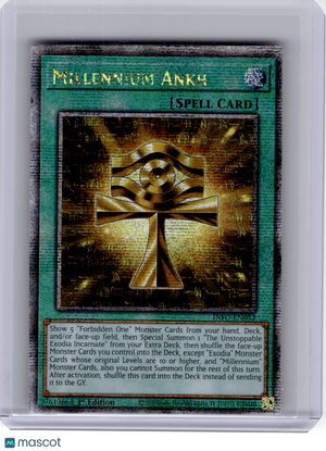 2024 YuGiOh!—Millennium Ankh #INFO-EN053 Infinite Forbidden—QSrR Foil (1st ED)