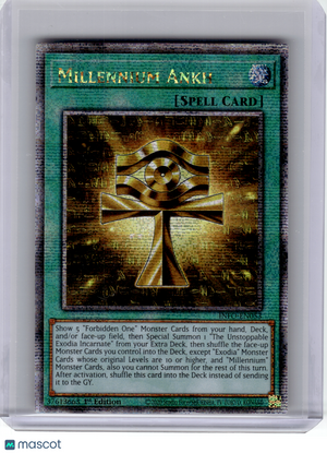2024 YuGiOh!—Millennium Ankh #INFO-EN053 Infinite Forbidden—QSrR Foil (1st ED)