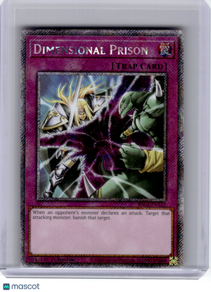 2025 YuGiOh!—Dimensional Prison #RA04-EN132—Platinum Secret Rare Foil (1st ED)