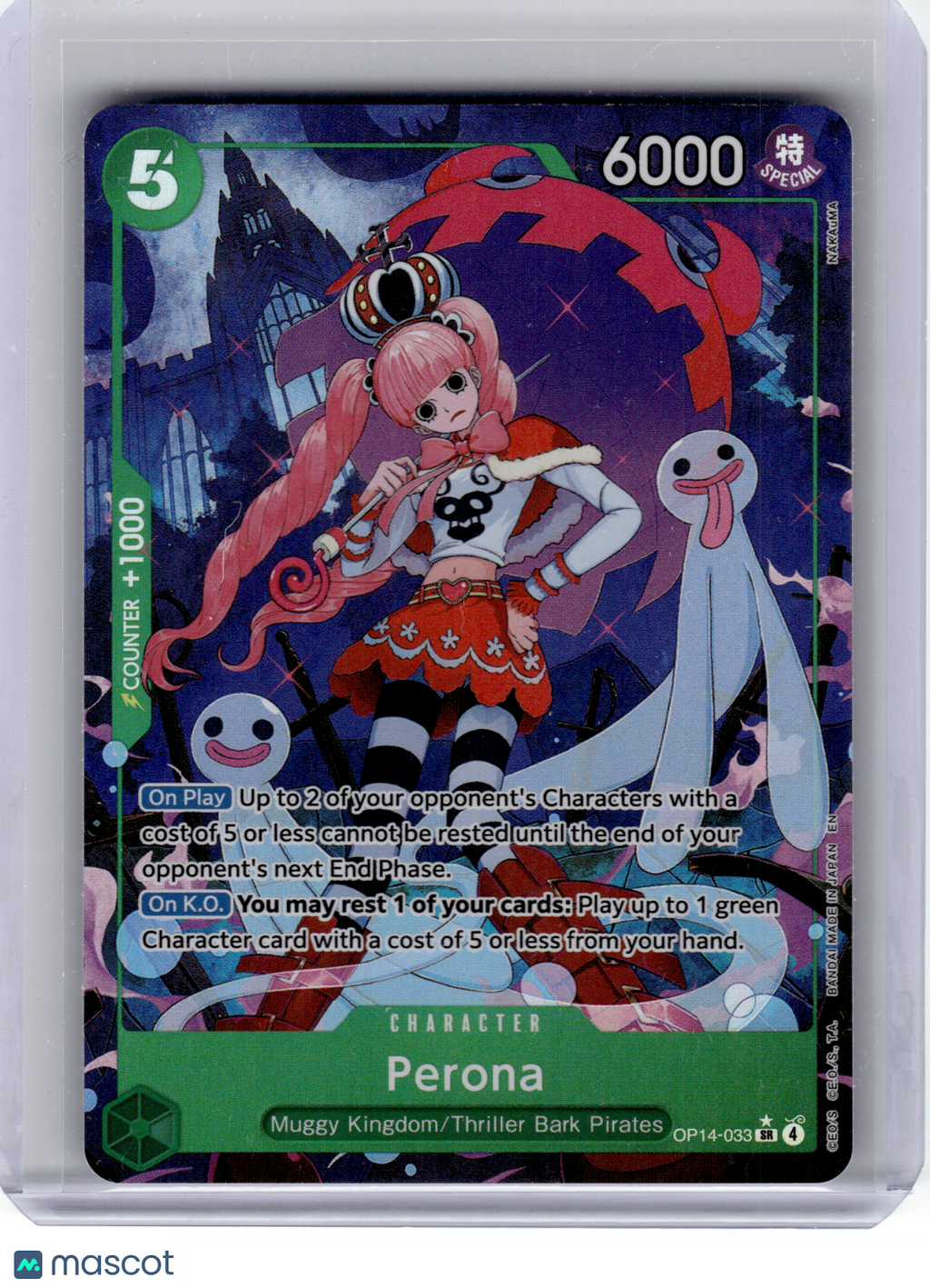 2026 One Piece CCG—Perona #OP14-033 The Azure Sea's Seven—SR Foil (Alt Art)