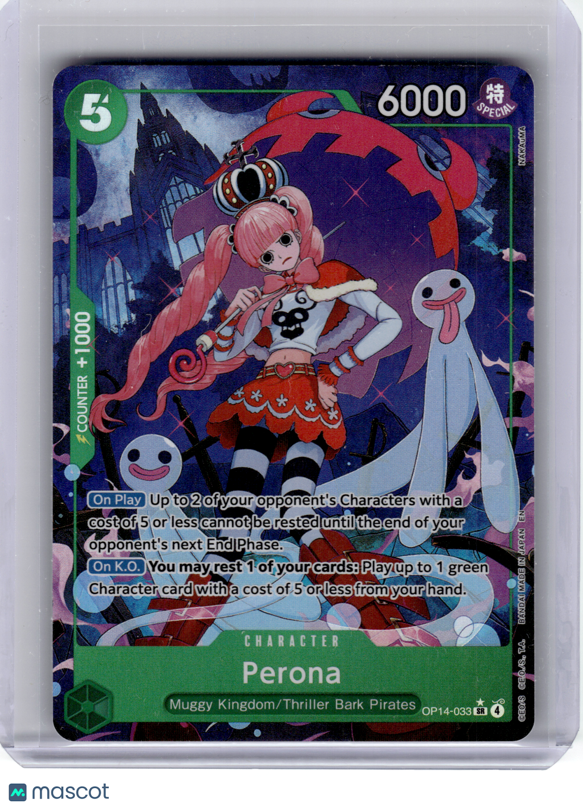 2026 One Piece CCG—Perona #OP14-033 The Azure Sea's Seven—SR Foil (Alt Art)
