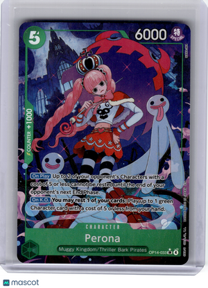 2026 One Piece CCG—Perona #OP14-033 The Azure Sea's Seven—SR Foil (Alt Art)